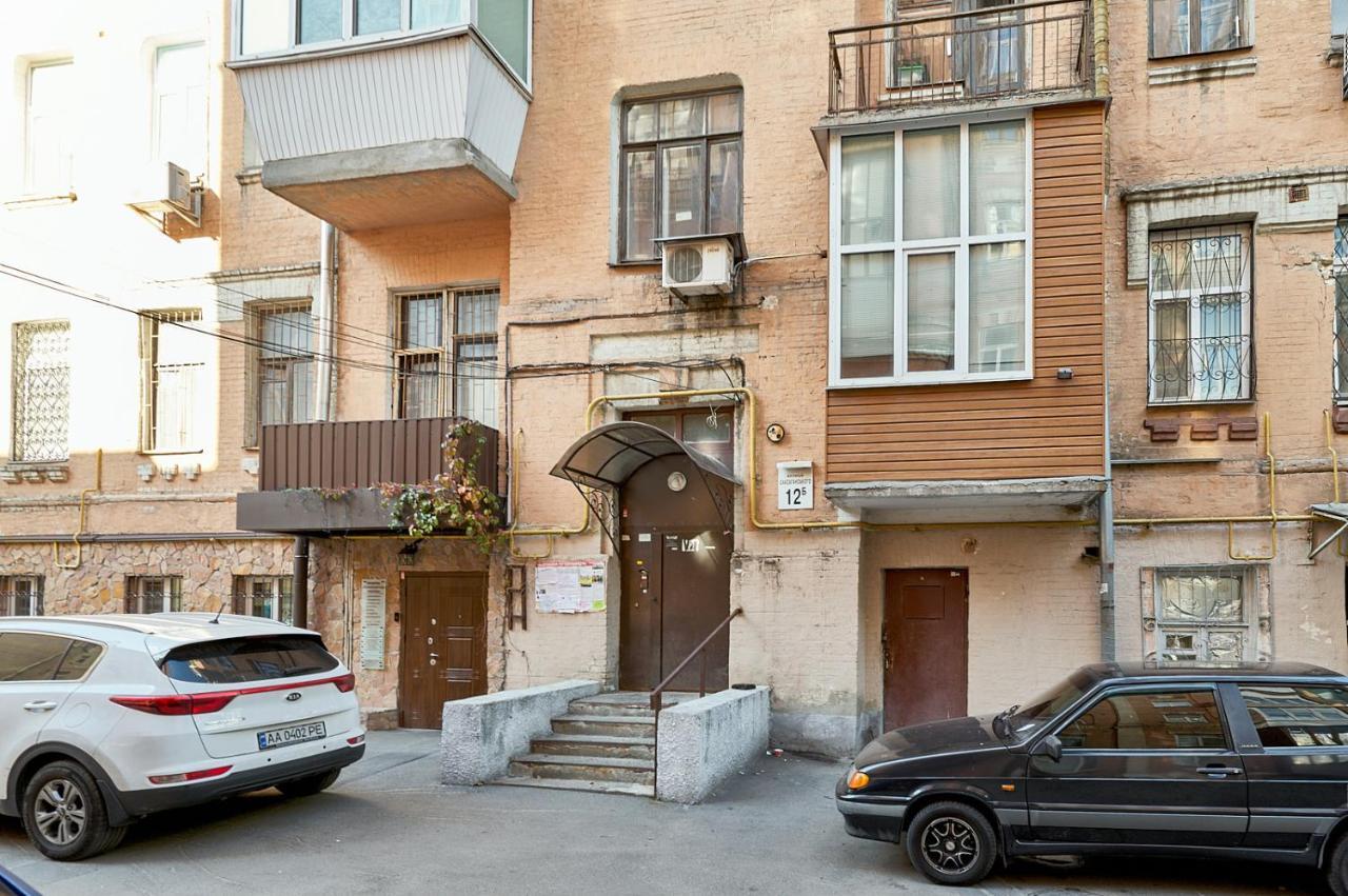 S12-58 Modern Aparthotel With Two 2Bedrooms In Central Kiev - Bessarabska Squere - Gulliver Mall - Olympic Stadium - Palace Of Sports - Saksahanskoho St, 12Б Extérieur photo